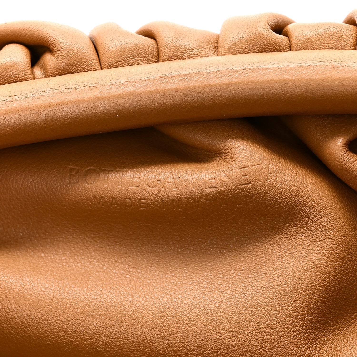 Calfskin Teen Pouch Caramel