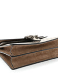 GG Supreme Monogram Medium Dionysus Shoulder Bag Taupe
