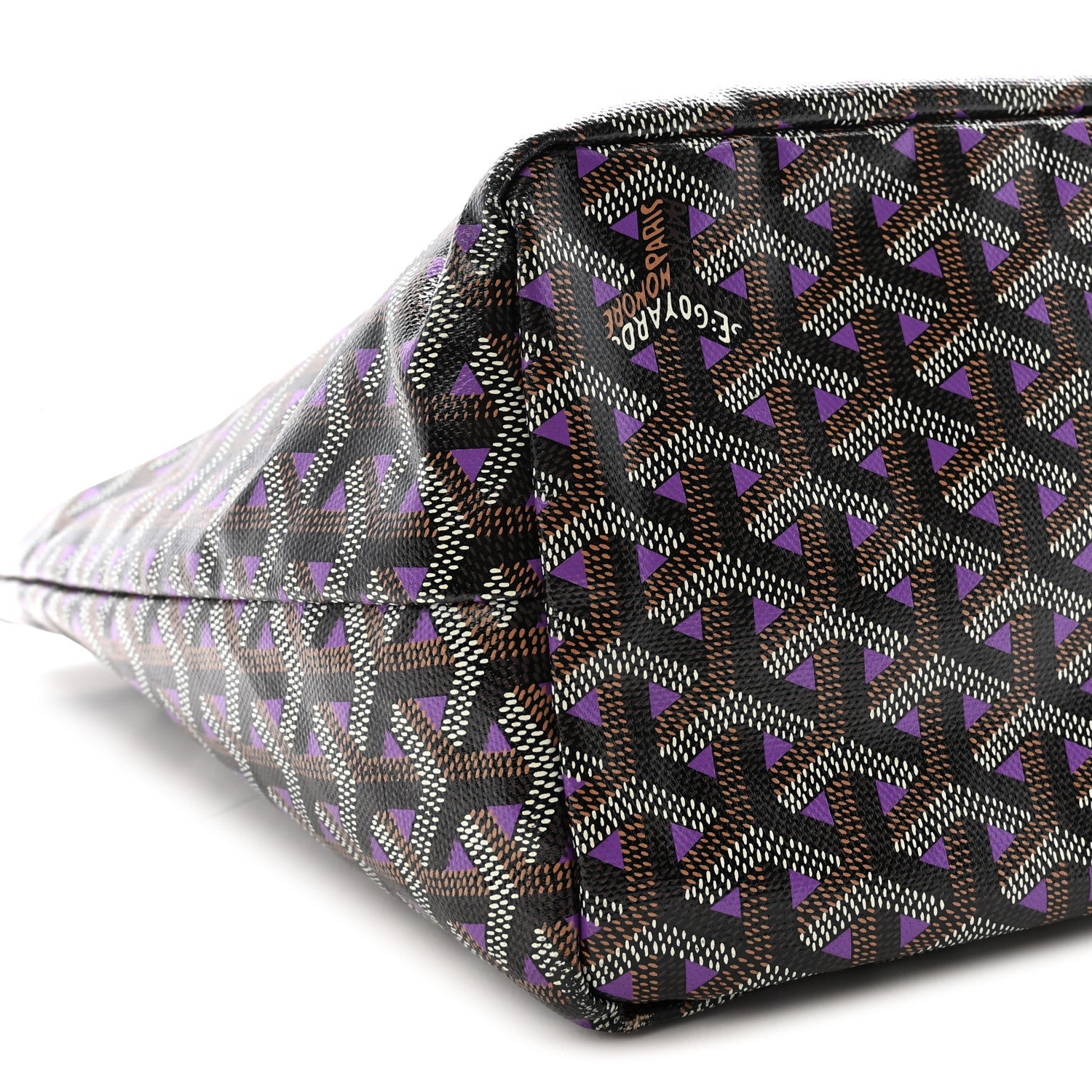 Goyardine Saint Louis Claire Voie PM Black Purple