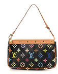 Monogram Multicolor Pochette Accessories Black