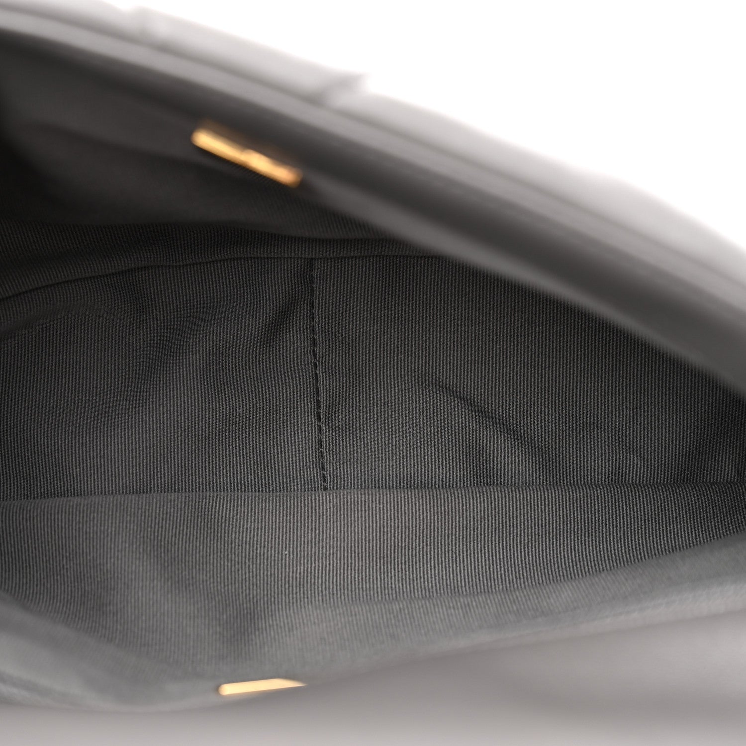 Lambskin Quilted Medium CHNL 19 Flap Dark Grey
