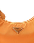 Re-Nylon Saffiano Re-Edition 2005 Shoulder Bag Amber