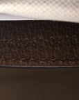 GG Supreme Monogram Textured Dollar Calfskin Web Mini Ophidia Envelope Shoulder Bag Beige Ebony New Acero