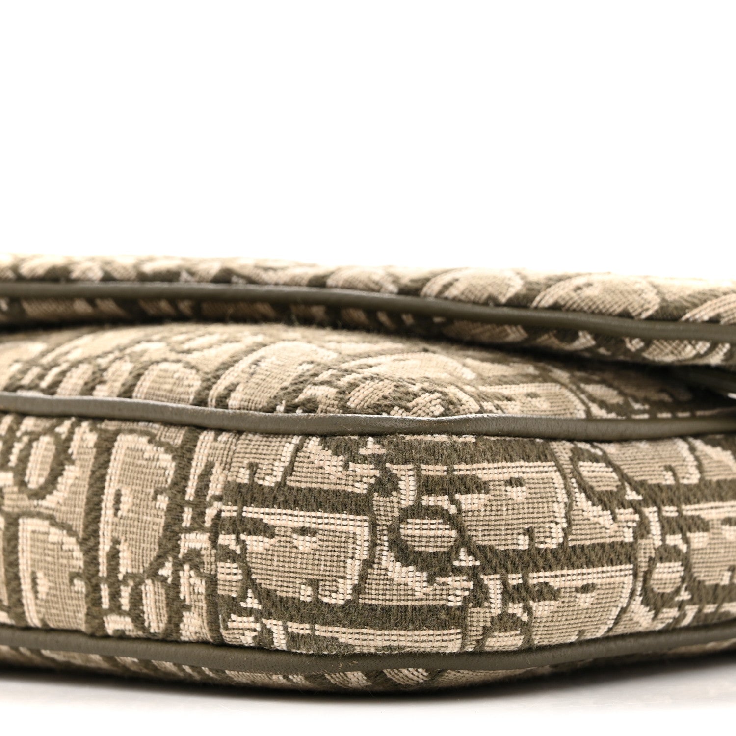 Oblique Saddle Triple Pouch Green