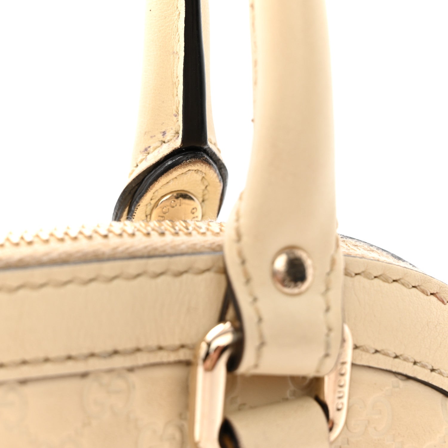 Soft MicroGCCIssima Mini Dome Bag Ivoire