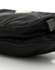 Re-Nylon Saffiano Belt Bag Black
