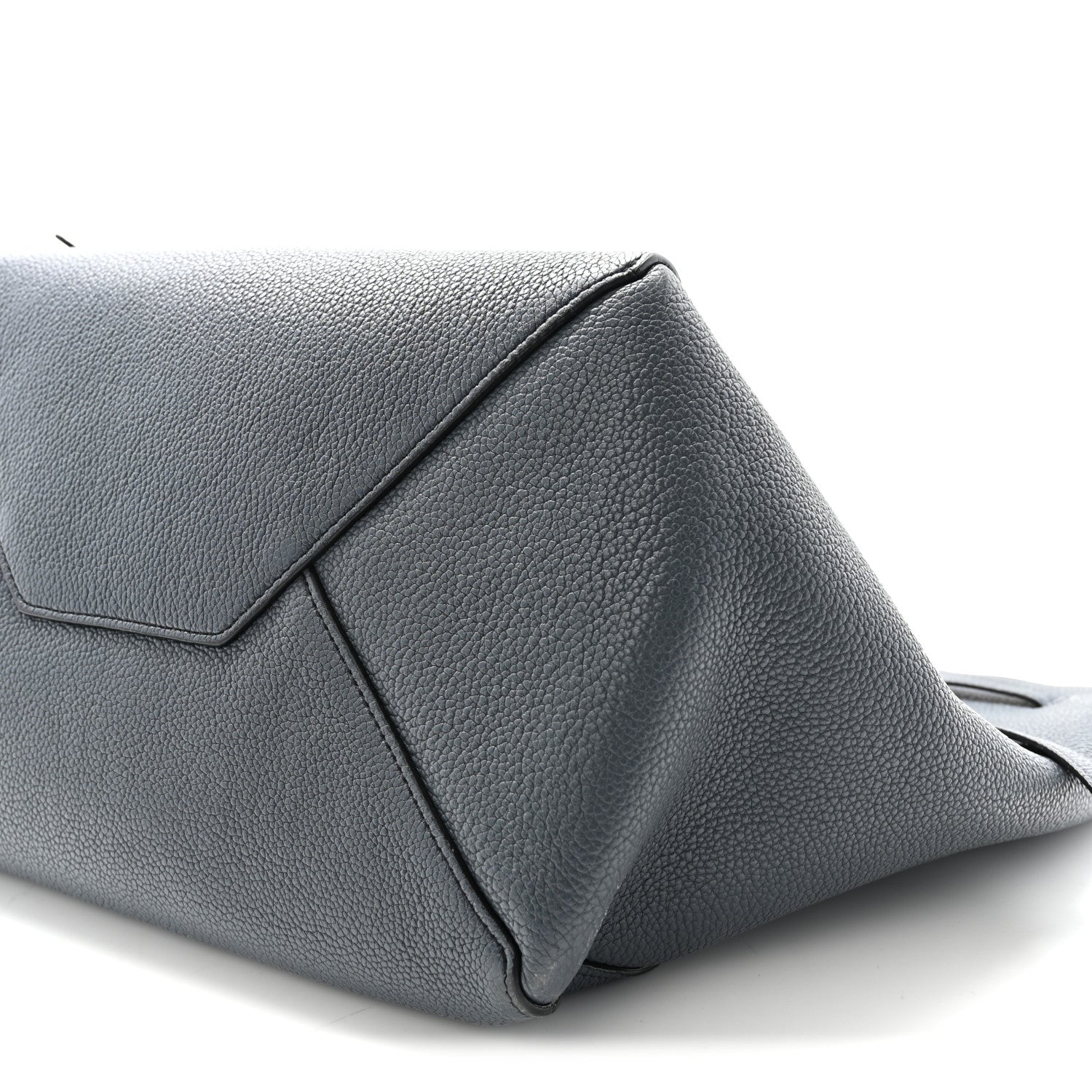 Soft Grained Calfskin Small Belt Cabas Phantom Slate