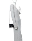 Velvet Super Mini Dionysus Shoulder Bag Black