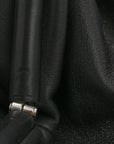 Smooth Butter Calf The Pouch Oversized Clutch Black