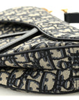 Oblique Saddle Bag Blue