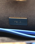 Shiny Nappa Micro Peekaboo Iconic Satchel Blue Royal
