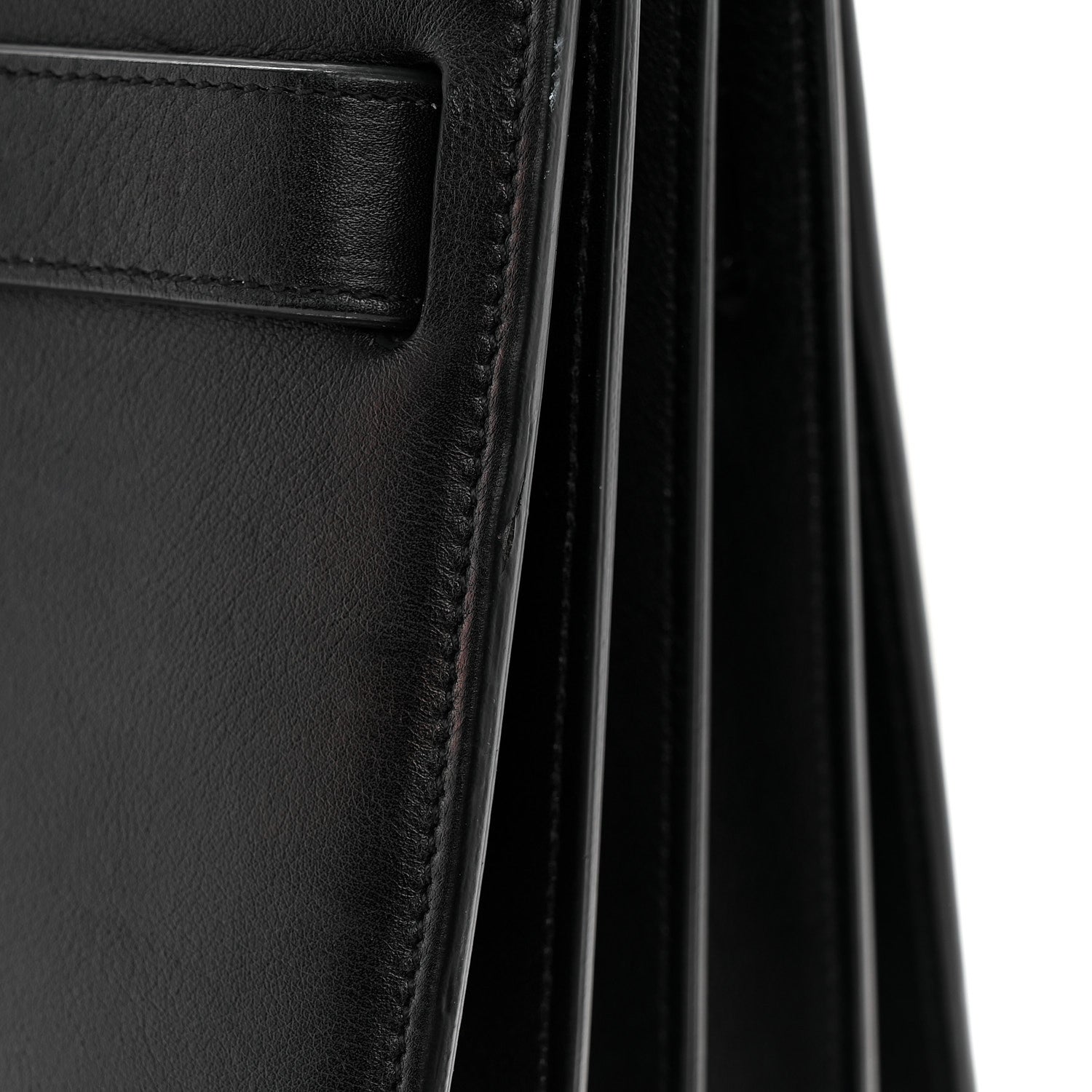 Calfskin Small Sac De Jour Black