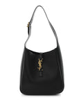 Smooth Calfskin Small Le 5 A 7 Soft Hobo Black