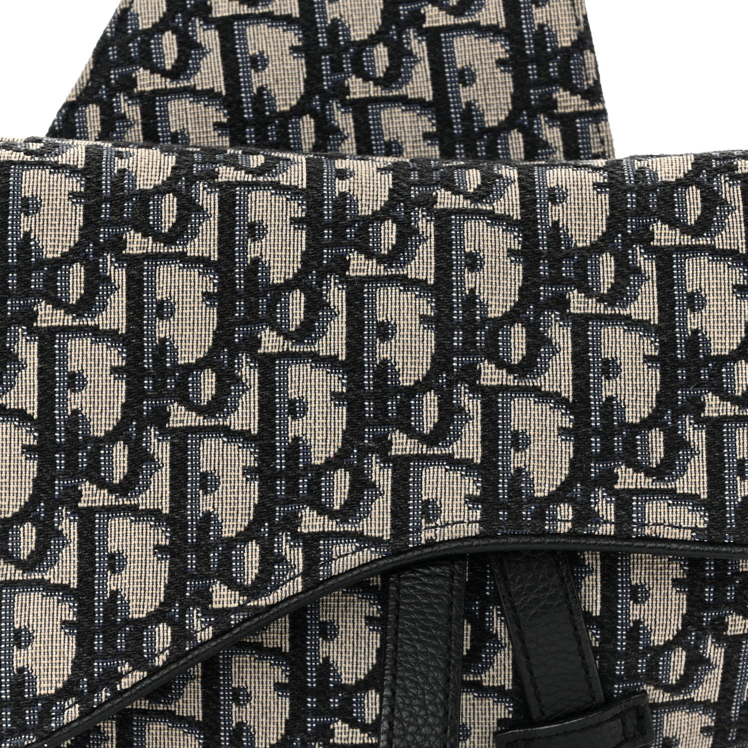 Oblique Mens Saddle Bag Blue