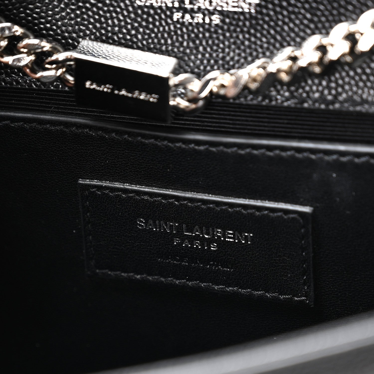 Grain De Poudre Small Monogram Kate Satchel Black