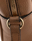 Pebbled Calfskin Small Soho Disco Bag Camelia