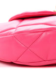Lambskin Quilted CHNL 19 Hobo Pink