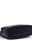 Calfskin Matelasse Monogram Lou Camera Bag Deep Marine