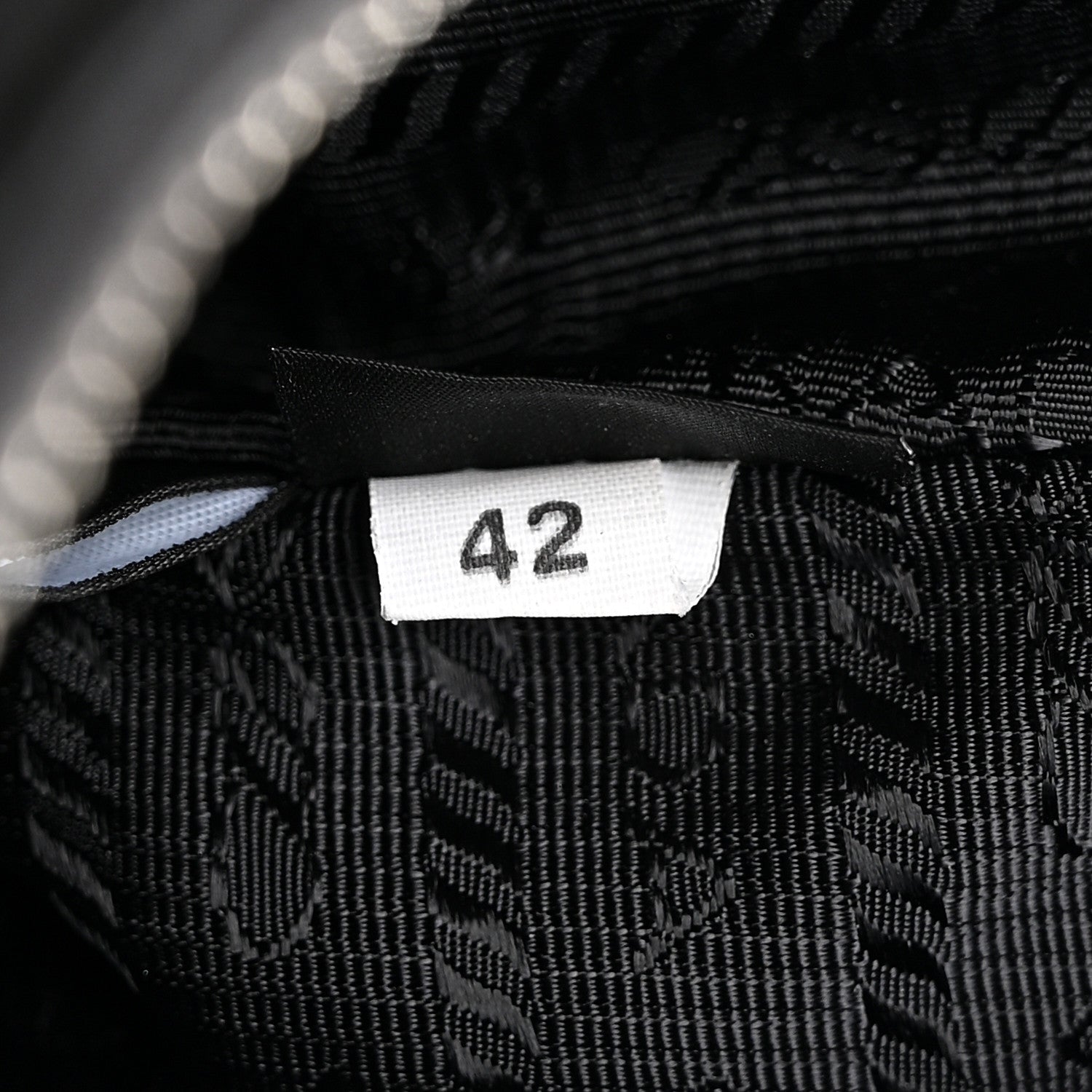 Tessuto Nylon Saffiano Mini Re-Edition 2005 Bag Black