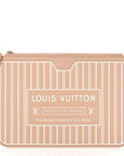 Calfskin Neverfull Inside Out MM Pochette Dune Hazelnut