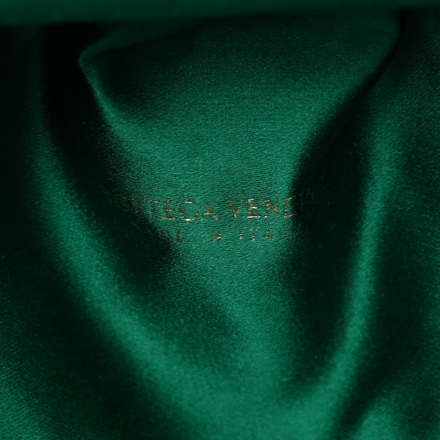 Satin Crystal Embellished The Mini Pouch Emerald