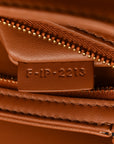 Natural Calfskin Medium Triomphe Tan