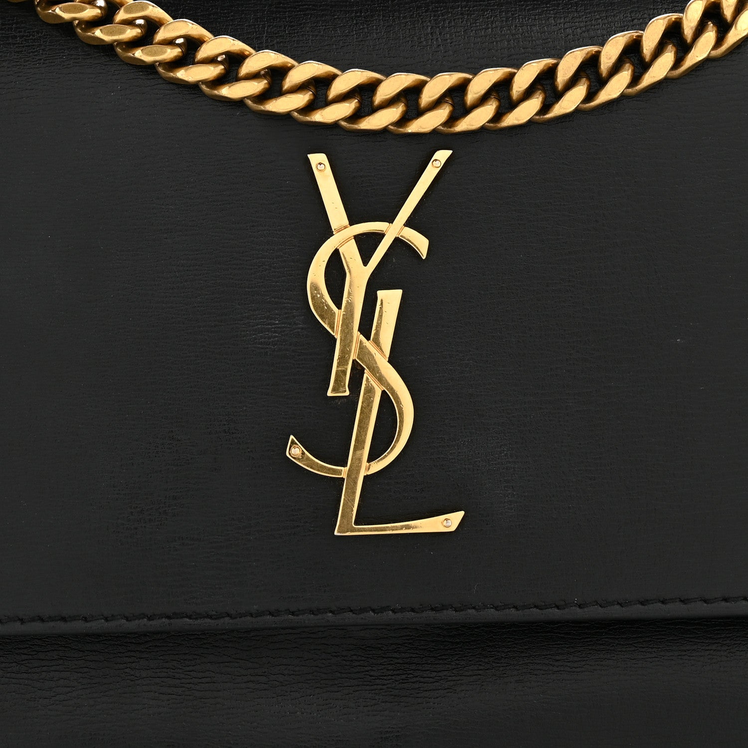 Calfskin Medium Monogram Sunset Black