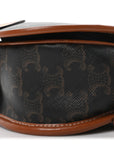 Triomphe Canvas Medium Folco Bag Tan