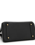 Epsom Birkin 30 Black