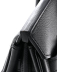 Epsom Birkin 30 Black