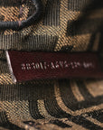 Fabric Jacquard FF 1974 Mini Baguette Tobacco Moro Black