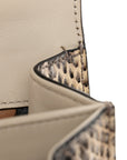 Snakeskin Bamboo Web Mini Dionysus Top Handle Bag
