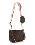 Monogram Multi Pochette Accessories Rose Clair