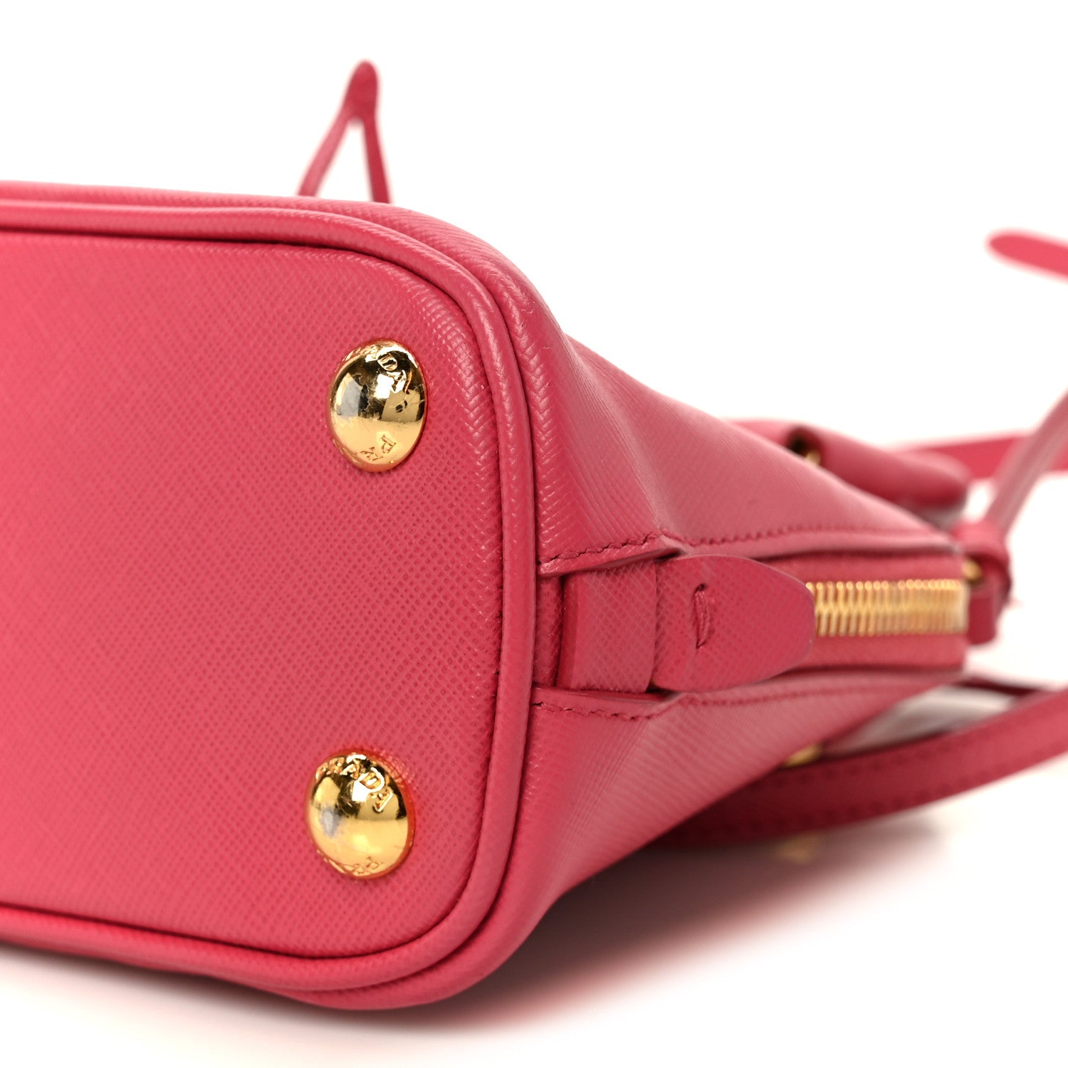 Saffiano Lux Mini Promenade Tote Fuxia