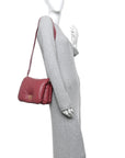 Lambskin Goya Puffer Bag Plumrose