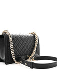 Caviar Quilted Medium Boy Flap Black