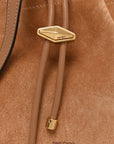 Suede Mini Fringe Tassel Bag Toffee