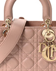 Lambskin Cannage Small My ABC D1OR Lady D1OR Blush