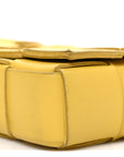 Lambskin Maxi Intrecciato Small Cassette Crossbody Bag Gold