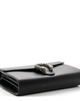 Calfskin Mini Dionysus Chain Wallet Black