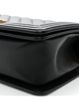 Caviar Quilted Medium Boy Flap Black