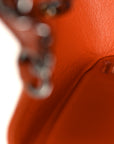 Alligator Mini Rectangular Flap Orange