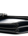Dollar Calfskin Crystal Small Dionysus Shoulder Bag Blue Agata Montana Sapphire