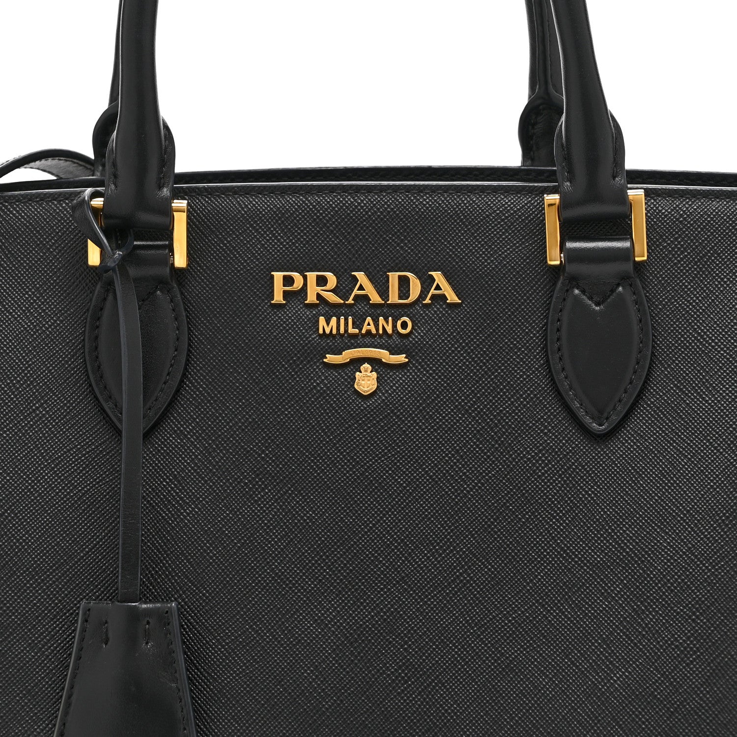 Saffiano Soft Calfskin Tote Black