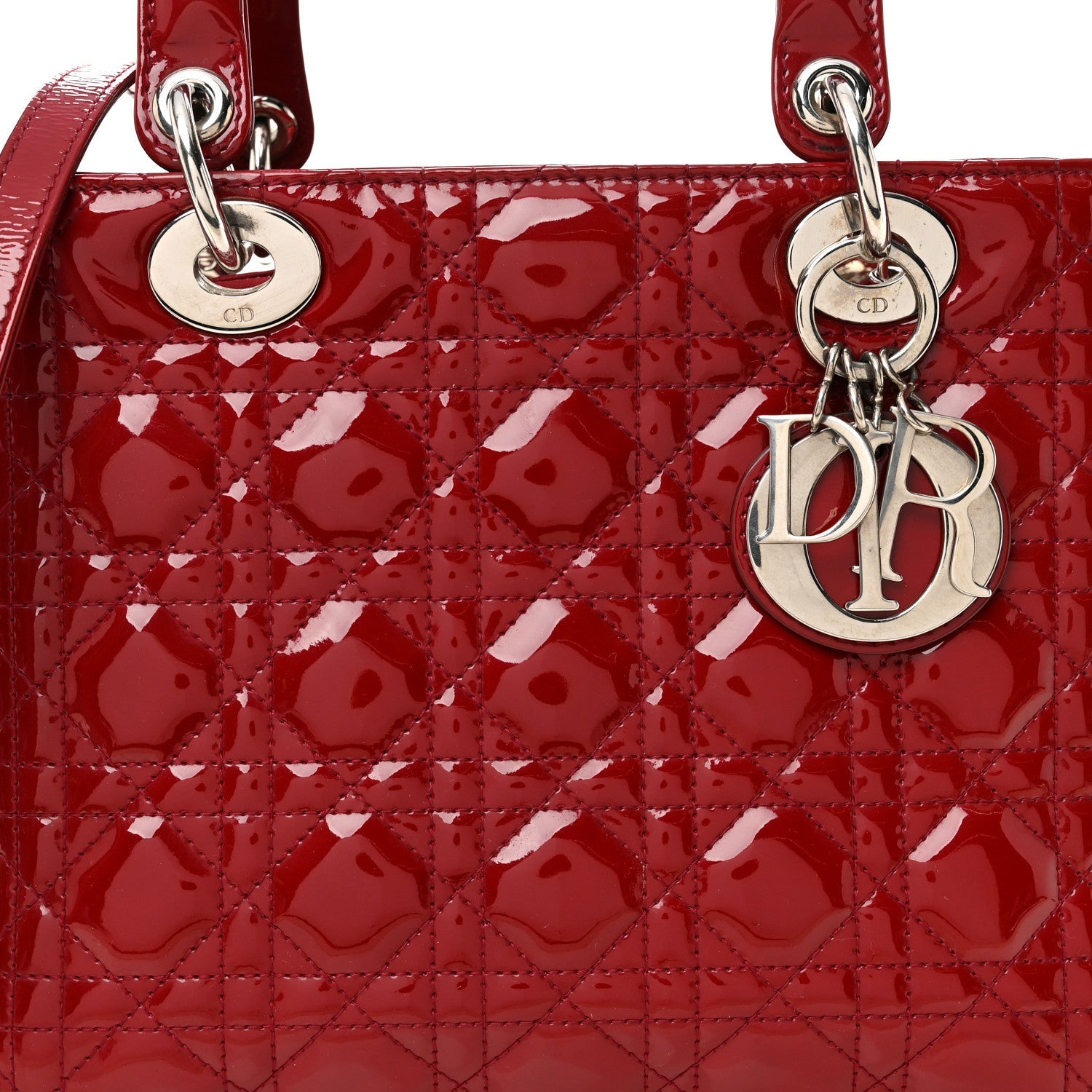 Patent Cannage Medium Lady D1OR Red