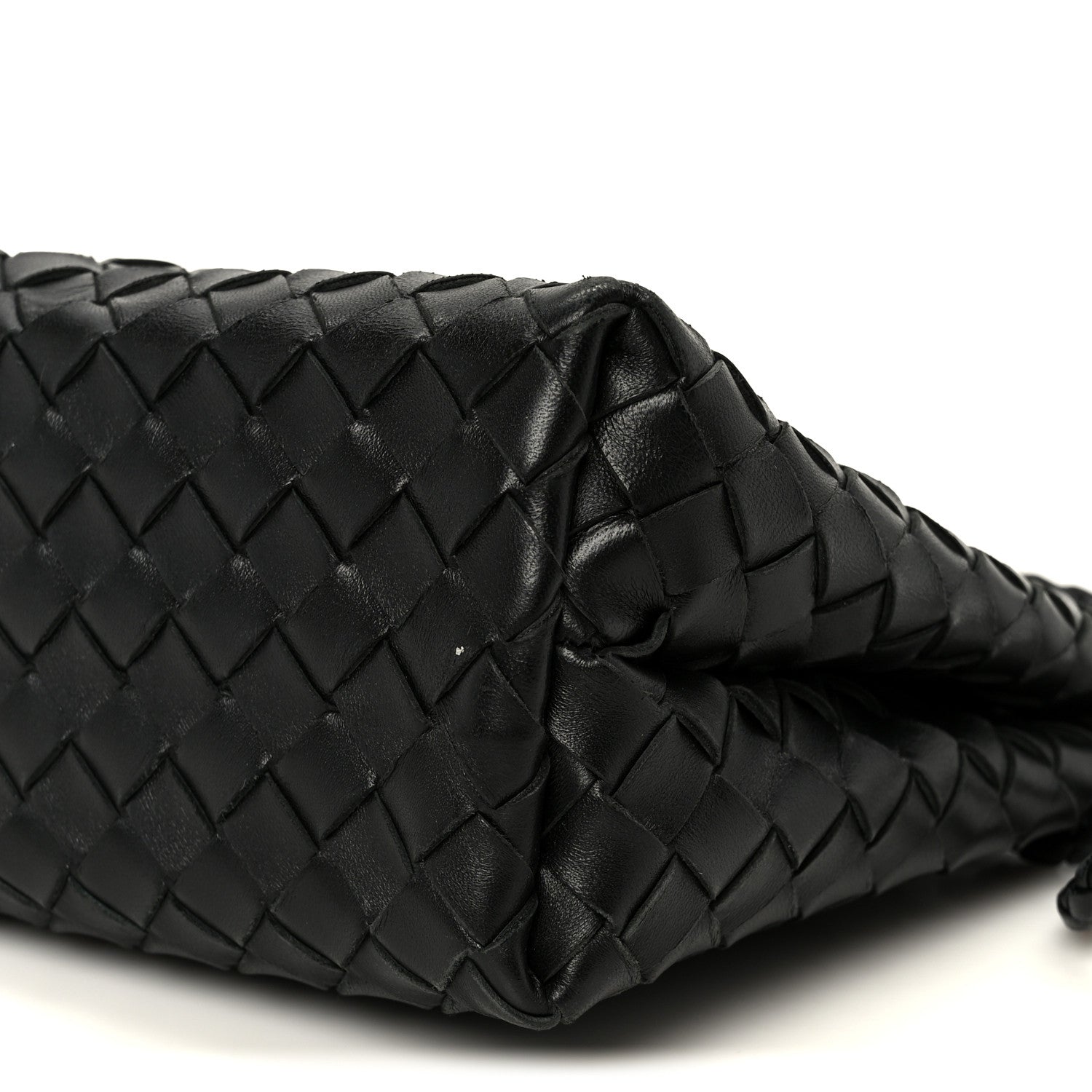 Nappa Intrecciato Small Andiamo Shoulder Bag Black