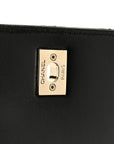 Lambskin Quilted Small Trendy CC Dual Handle Flap Bag Black