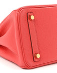 Togo Birkin 25 Rouge Pivoine