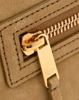 Suede Calfskin Medium New Luggage Beige