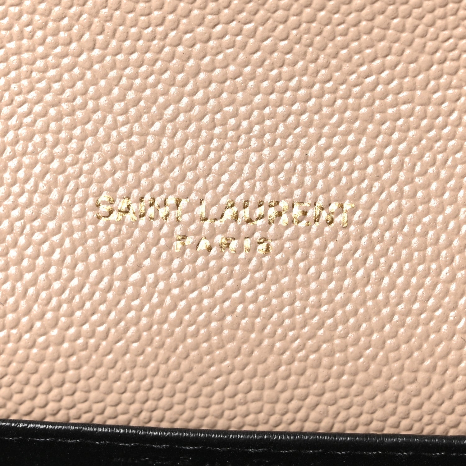 Grain De Poudre Monogram Uptown Chain Wallet Dark Beige